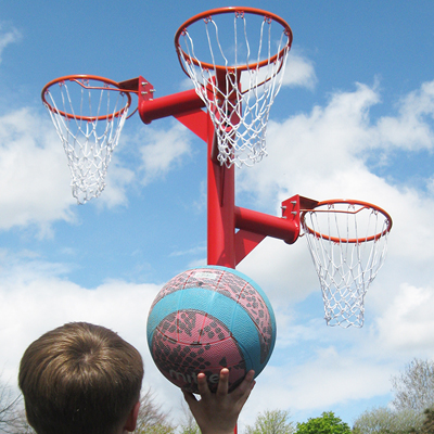 Triple Netball Post Triple Netball Post
