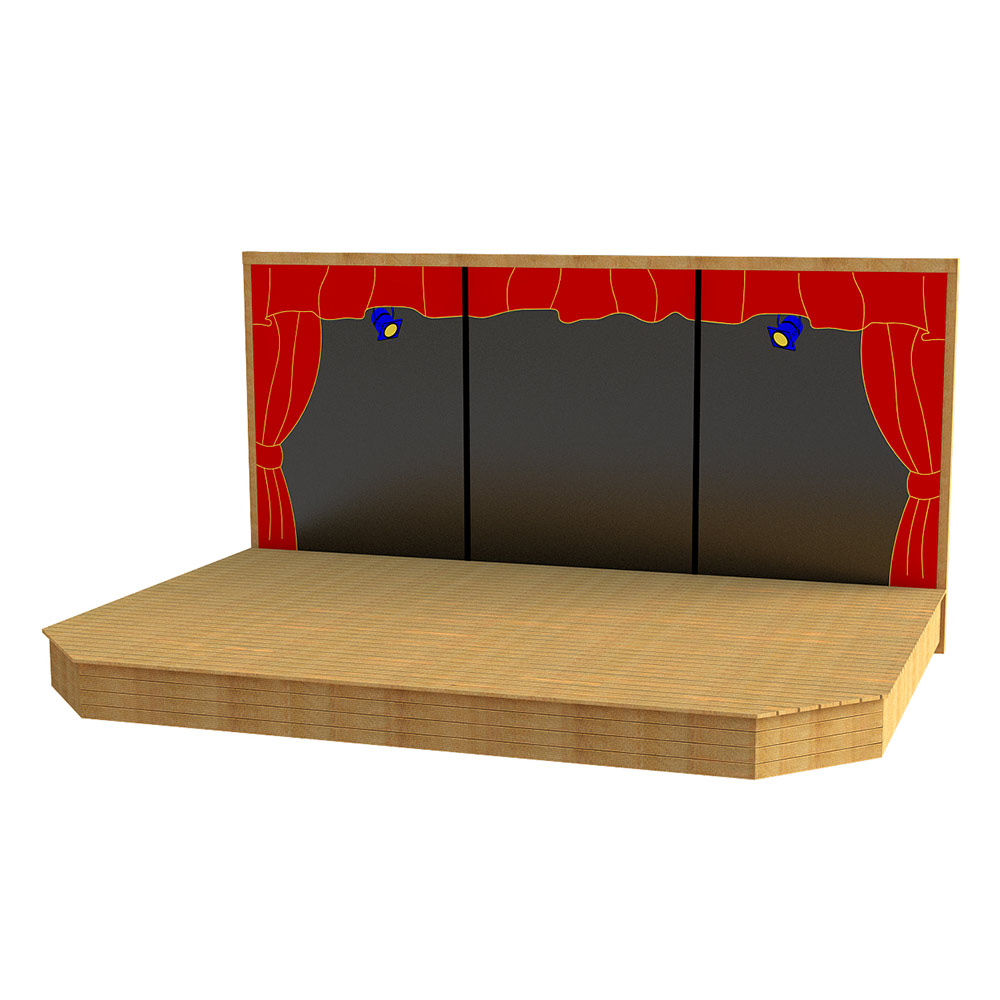 4m Timber Stage 4m Timber Stage