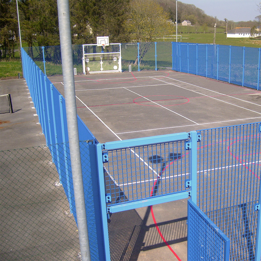Secondary MUGA - Full Height Goal & High Fencing Secondary MUGA - Full Height Goal & High Fencing