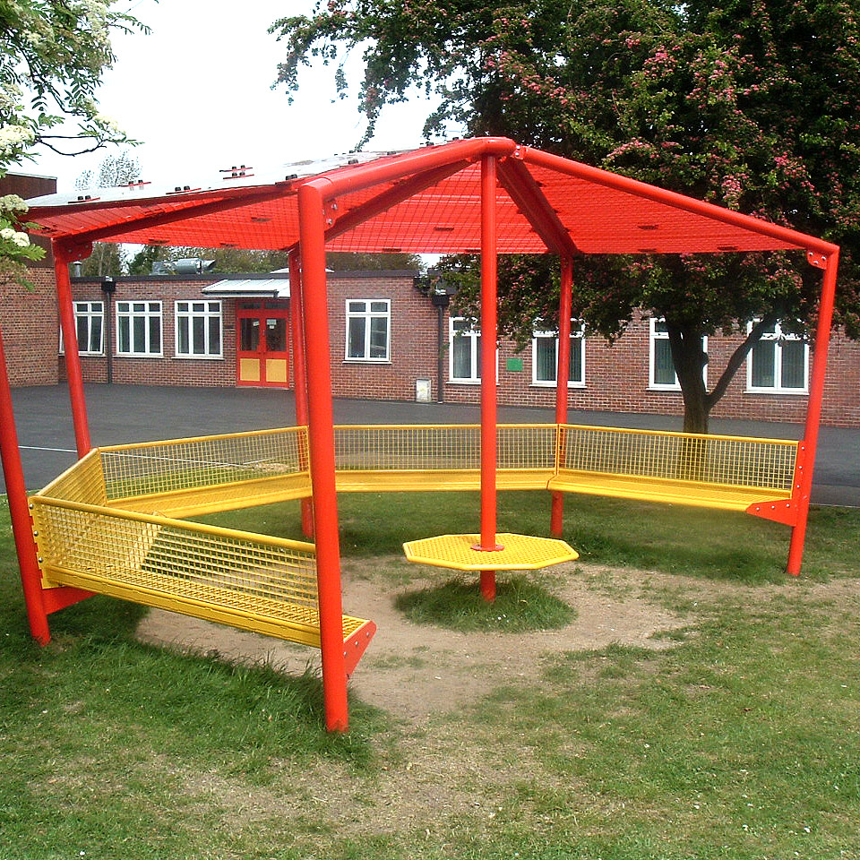 5 Sided Shelter with 5 Seats