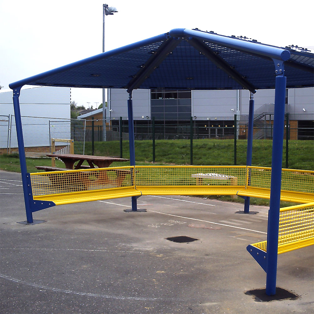 5 Sided Shelter with 5 Seats