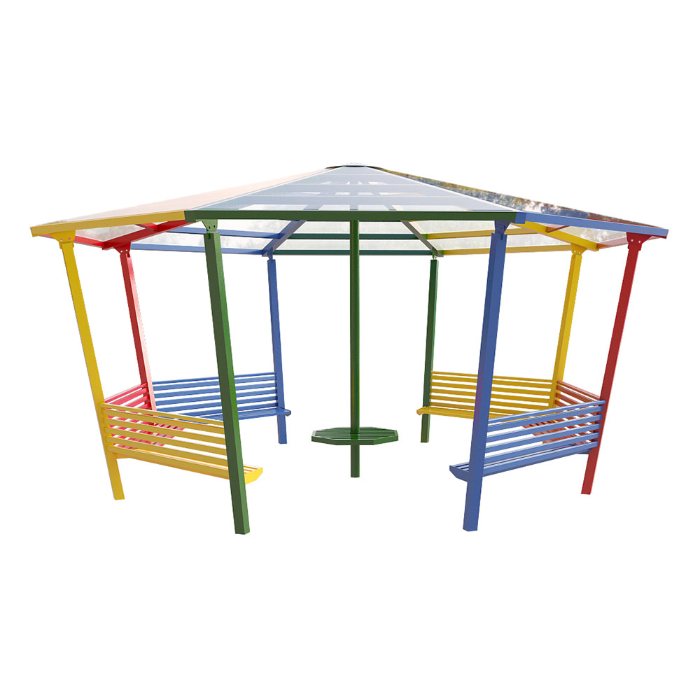 8 Sided Shelter with 6 Seats