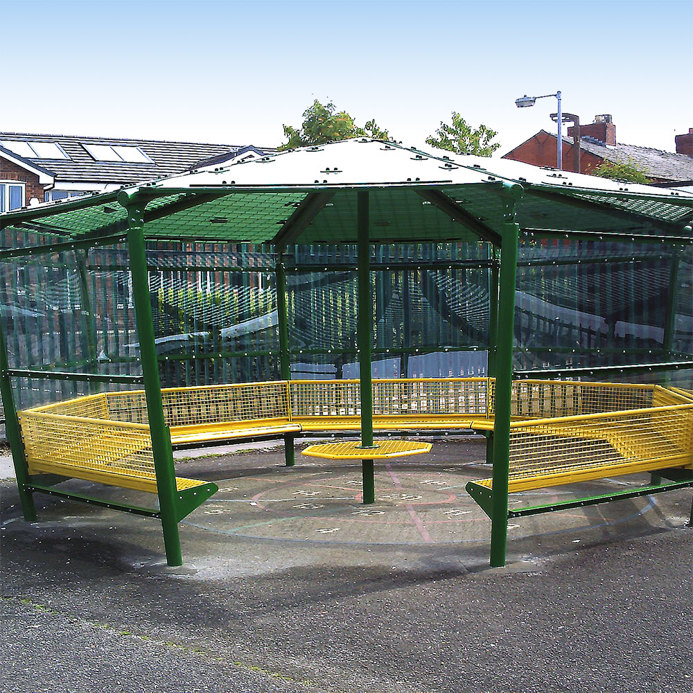 8 Sided Shelter with Side Panels 8 Sided Shelter with Side Panels