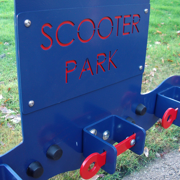 Single Sided Scooter Rack Single Sided Scooter Rack