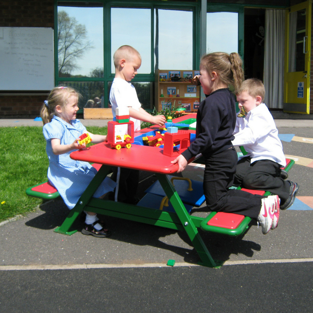 Infant Picnic Bench with Storage Top Infant Picnic Bench with Storage Top