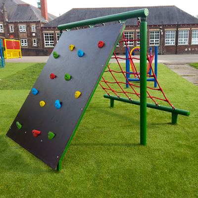 Climbing Wall (& Scramble Net) Climbing Wall (& Scramble Net)