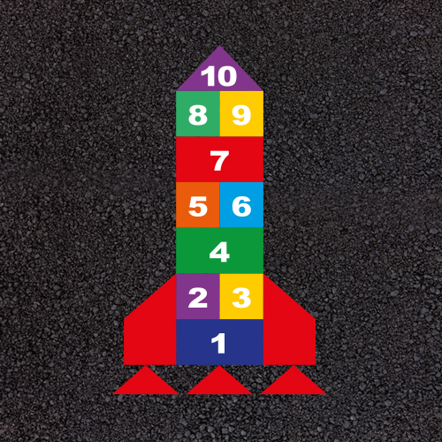 Rocket Hopscotch 400 (using 400mm squares) Rocket Hopscotch 400 (using 400mm squares)