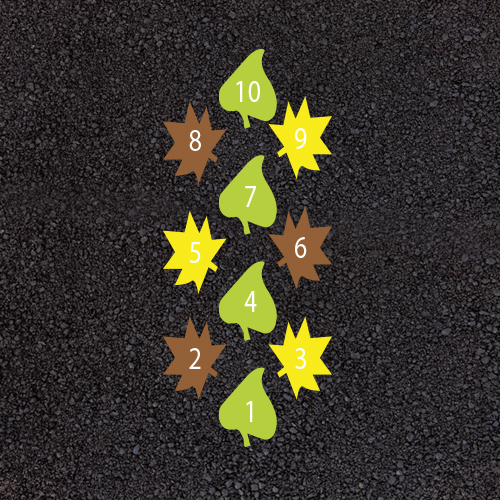 Leaf Hopscotch Leaf Hopscotch