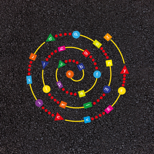 Alphabet Spiral Alphabet Spiral