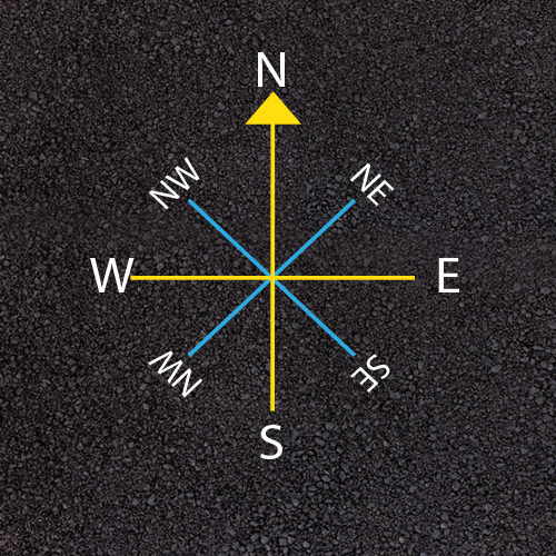 8 Pt Line Compass 8 Pt Line Compass