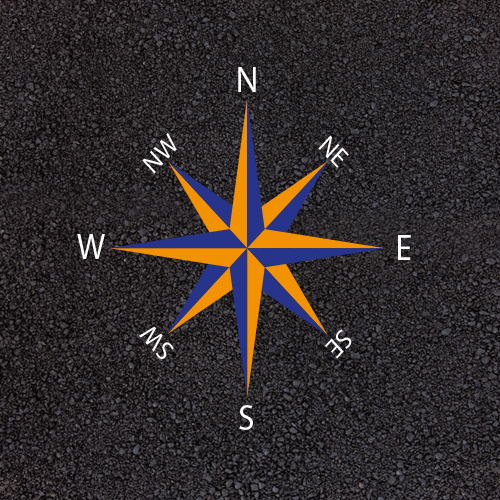 Rose 3D Compass Rose 3D Compass