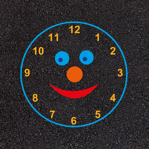 3m Clock Smiley Face