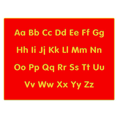 Alphabet Upper & Lower Case Play Panel Alphabet Upper & Lower Case Play Panel