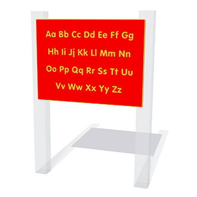 Alphabet Upper & Lower Case Play Panel