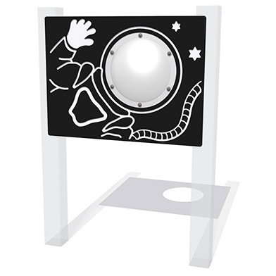Spaceman Play Panel with Clear Dome