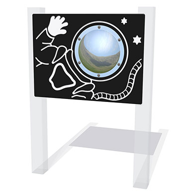 Spaceman Play Panel with Mirrored Dome