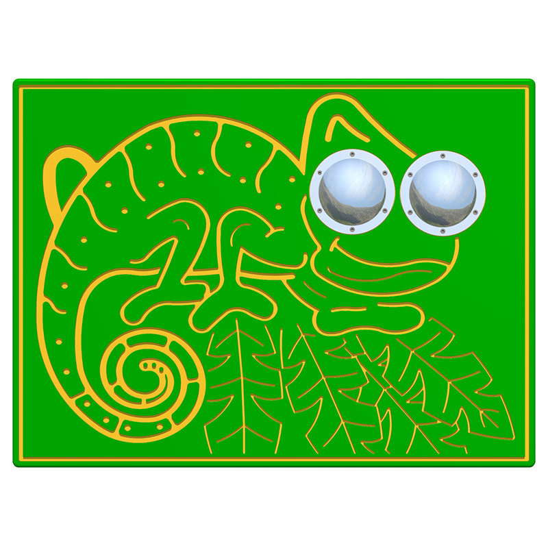 Bug Eyes Chameleon Play Panel