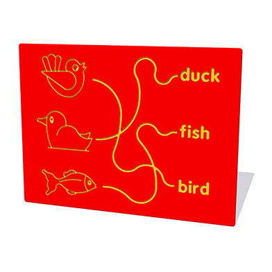 Bird, Duck & Fish Trace Play Panel