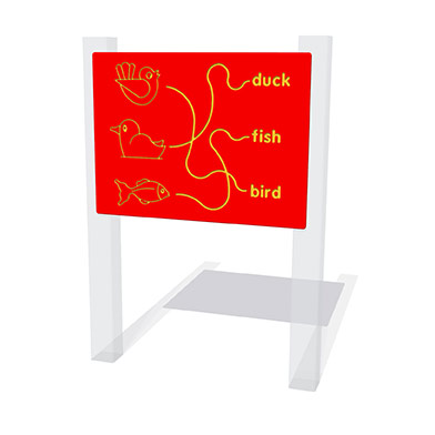 Bird, Duck & Fish Trace Play Panel