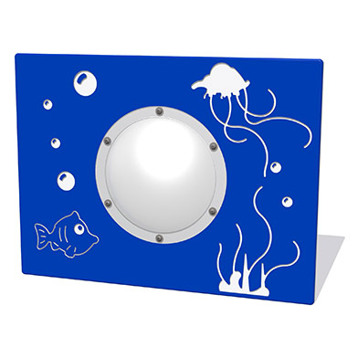 Underwater Scene Play Panel with Clear Dome Underwater Scene Play Panel with Clear Dome