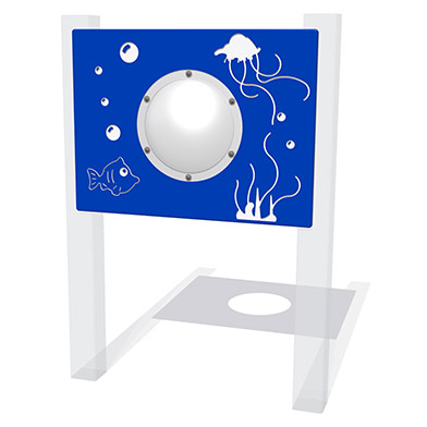 Underwater Scene Play Panel with Clear Dome