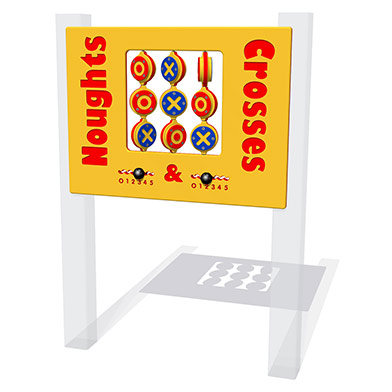 Chunky Noughts & Crosses Play Panel Chunky Noughts & Crosses Play Panel