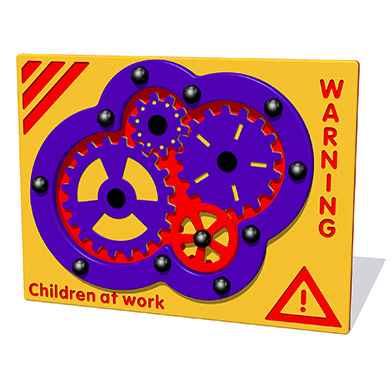 Children at Work Cog Play Panel Children at Work Cog Play Panel