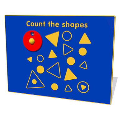 Count The Shapes Play Panel