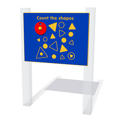 Count The Shapes Play Panel