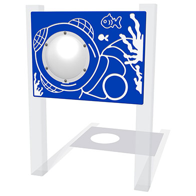 Underwater Diver Play Panel with Clear Dome