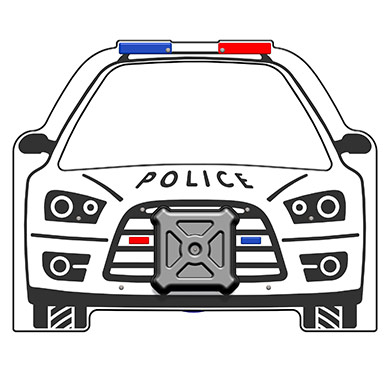 PlayTronic Police Car Panel PlayTronic Police Car Panel