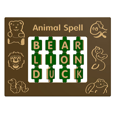 Animal Spelling Play Panel Animal Spelling Play Panel
