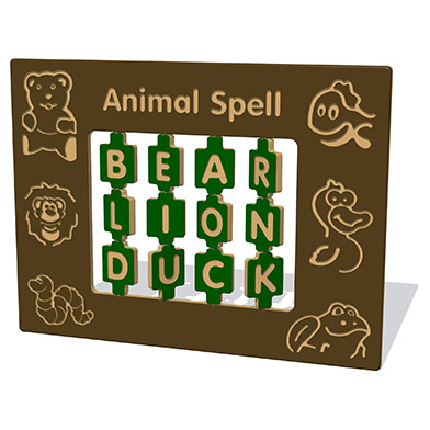 Animal Spelling Play Panel