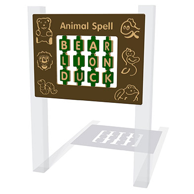 Animal Spelling Play Panel
