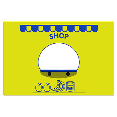 Grocers Shop Play Panel