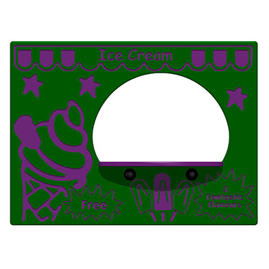 Ice Cream Shop Play Panel Ice Cream Shop Play Panel