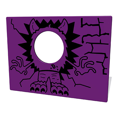 Monster Head Through Play Panel Monster Head Through Play Panel