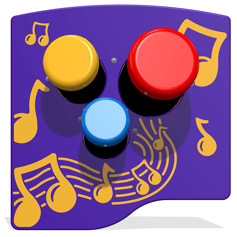 Bongos Musical Play Panel