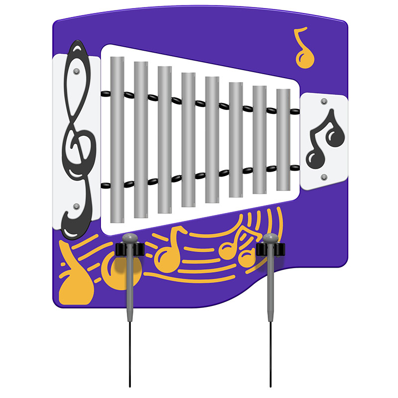 Ally Tube Glockenspiel Musical Play Panel