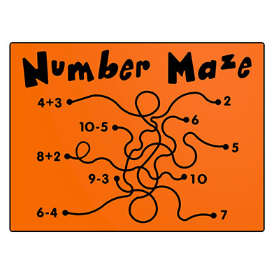 Number Maze Play Panel Number Maze Play Panel