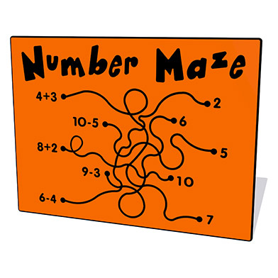 Number Maze Play Panel Number Maze Play Panel