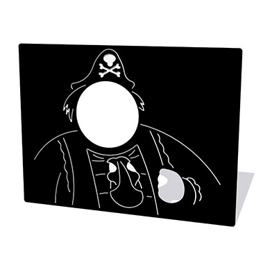 Pirate Head Through Play Panel