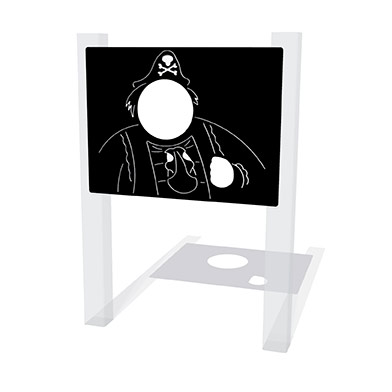 Pirate Head Through Play Panel