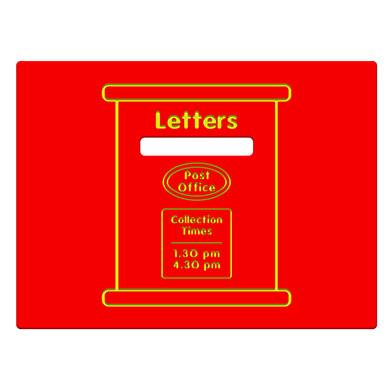 Post Box Play Panel Post Box Play Panel