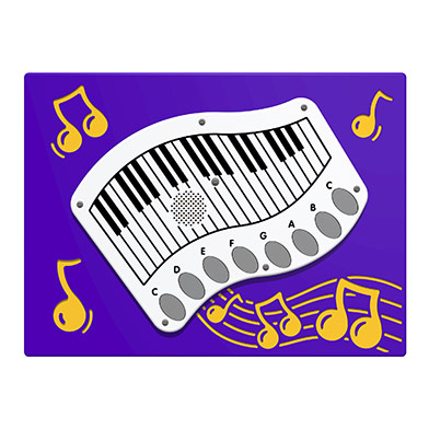 PlayTronic Piano Musical Play Panel PlayTronic Piano Musical Play Panel