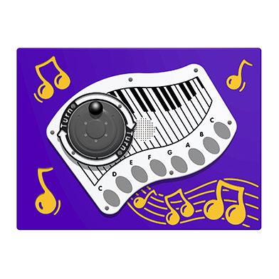 RotoGen PlayTronic Piano Musical Play Panel RotoGen PlayTronic Piano Musical Play Panel