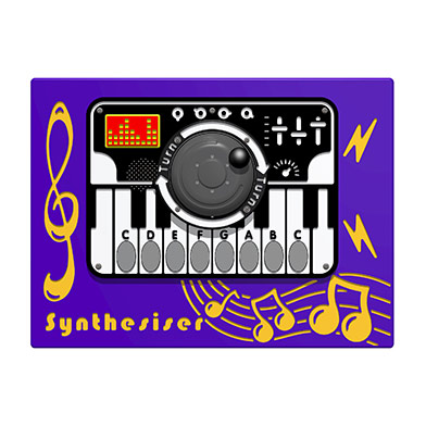 RotoGen PlayTronic Synthesiser Musical Play Panel RotoGen PlayTronic Synthesiser Musical Play Panel