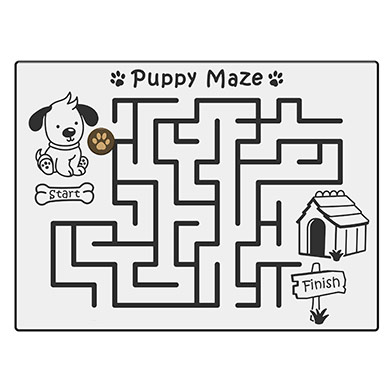 Puppy Maze Play Panel Puppy Maze Play Panel