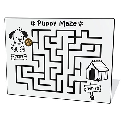 Puppy Maze Play Panel
