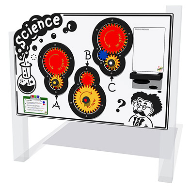 Scientific Gears Play Panel